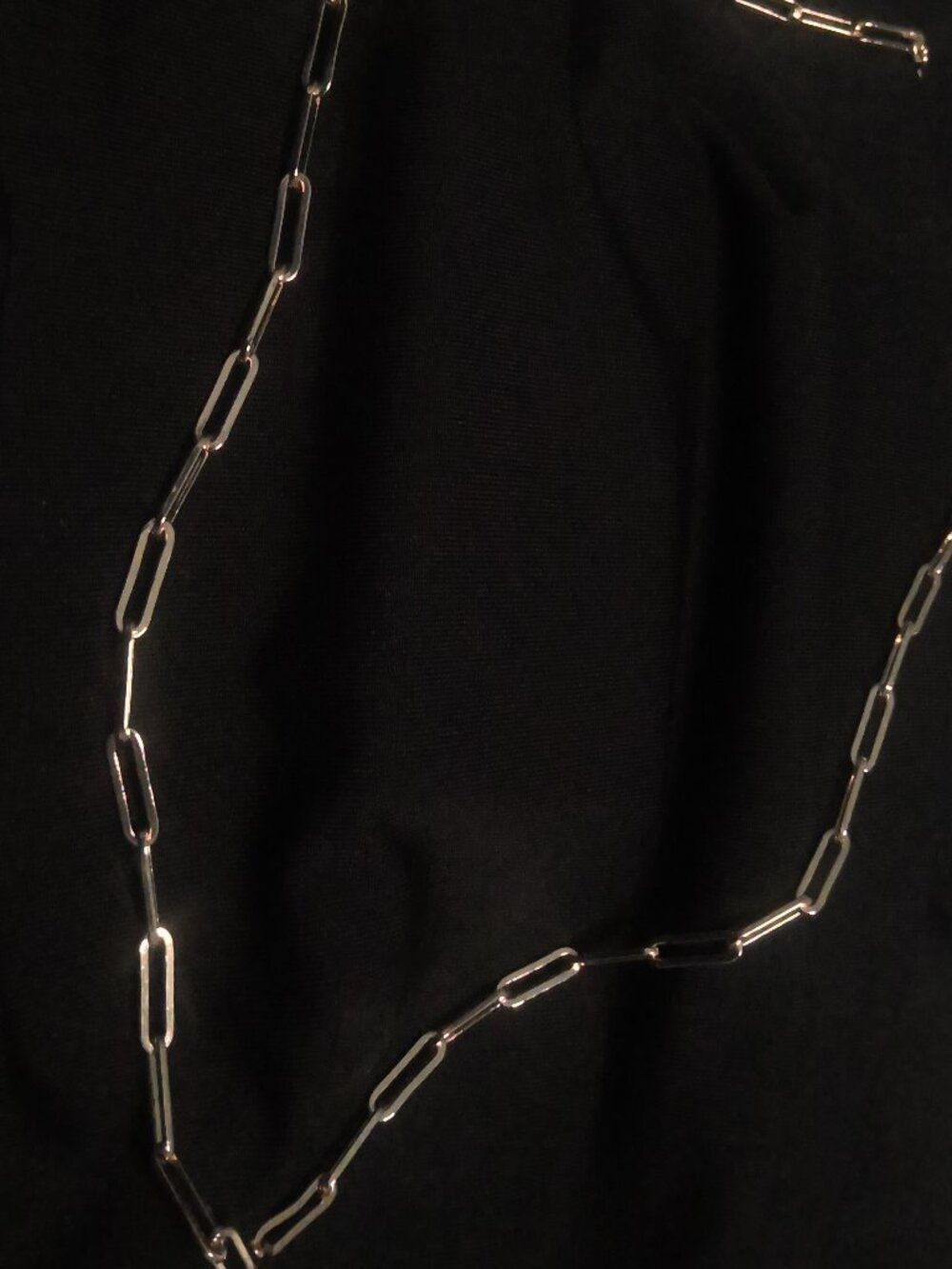 NWOT! 18K gold Layered/Gold Bonded 3.8mm Paperclip Chain 22 inch Necklace - Picture 15 of 15